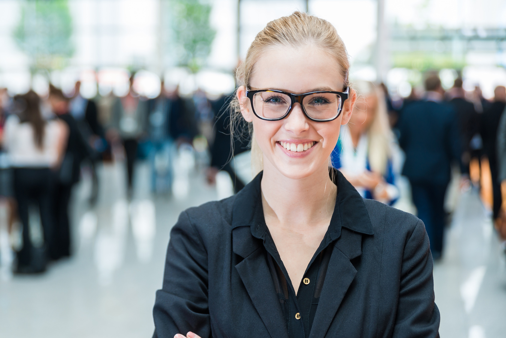 femme en entreprise